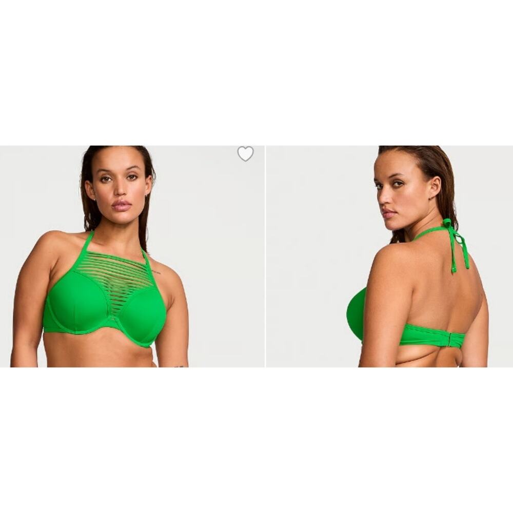 Victoria's Secret Swim Archives Swim Sexy Tee High-Neck Push-Up Bikini Top 34A